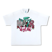 White hair stylist Urban Heavy Tee - OliviaCreatesArt
