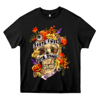 Black Sorta sweet sorta spooky Heavy Core Tee - RanaPortraitStore