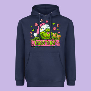 Christmas Characters  I+saw+that+ Heavyweight Hoodie Designed By Adodesignshop