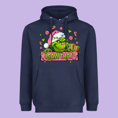 Christmas Characters  I+saw+that+ Heavyweight Hoodie Designed By Adodesignshop