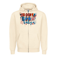 Sandshell boom boom baby 4th of july Zipper Hoodie - BarkalooDesign