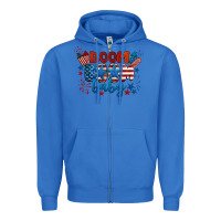 True Royal boom boom baby 4th of july Zipper Hoodie - BarkalooDesign