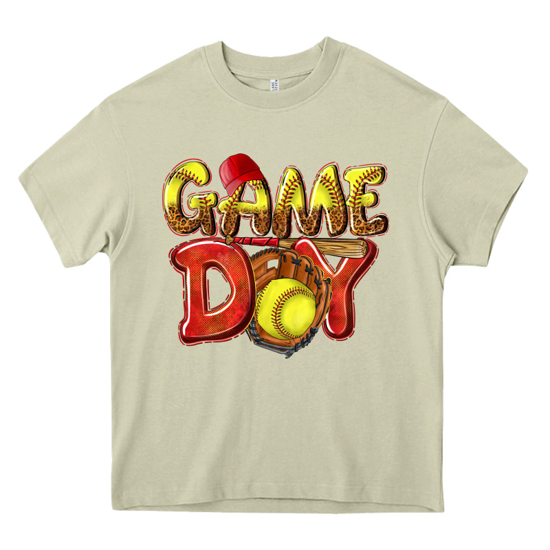 Game Day Softball Heavy Core Tee by NancyCooperArtShop | Teevron