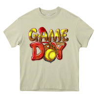 Mossy Game Day Softball Heavy Core Tee - NancyCooperArtShop