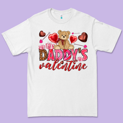 Daddy's Valentine Premium Tee Designed By Howdyjamesfarm