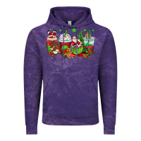 Cloud Purple christmas santa claus coffee cups Vintage Hoodie - OliviaCreatesArt