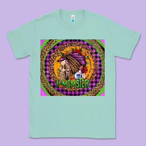 Momster Halloween Momlife Classic Tee Designed By Jasminsmagicworld