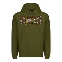 Army Green for the love of the game baseball Premium Hoodie - Jasminsmagicworld