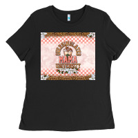 Black Oversimulated mama university Ladies Tee - TumblerDesignByShophia