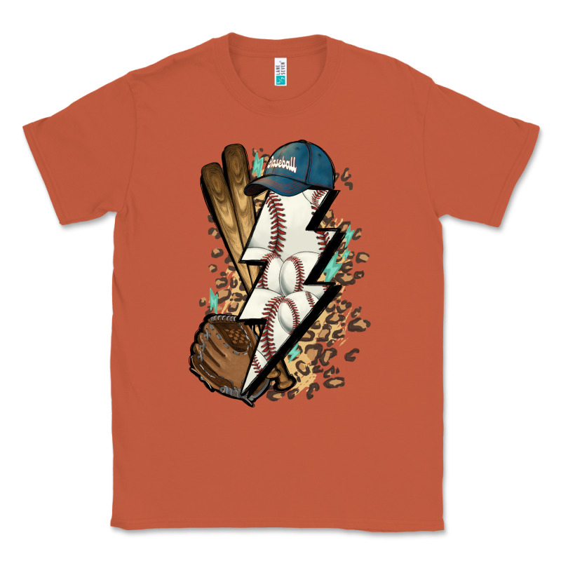 Lightning Bolt Baseball Classic Tee by HowdyJamesFarm | Teevron