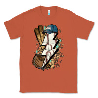 Copper Lightning bolt Baseball Classic Tee - HowdyJamesFarm