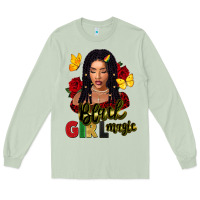Matcha black girl magic Long Sleeve Tee - FaDigitalArtStudio