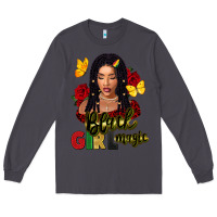 Smoke black girl magic Long Sleeve Tee - FaDigitalArtStudio