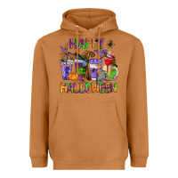 Meerkat happy halloween coffee cups Heavyweight Hoodie - AdoDesignShop