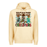 Pina Colada Howdy Christmas Premium Hoodie - CowhideDigitalArt
