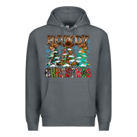 Rock Howdy Christmas Premium Hoodie - CowhideDigitalArt