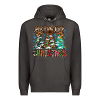 Smoke Howdy Christmas Premium Hoodie - CowhideDigitalArt