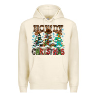 Tofu Howdy Christmas Premium Hoodie - CowhideDigitalArt