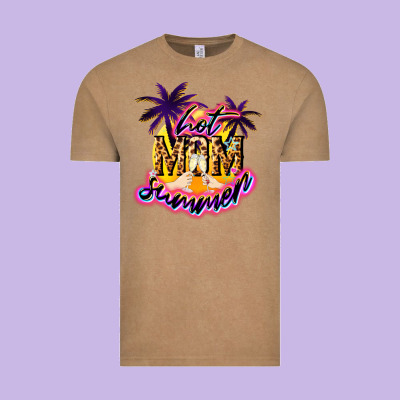 Hot Mom Summer Mother' Say Vintage Tee Designed By Howdyjamesfarm