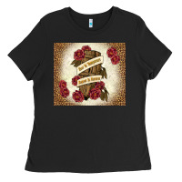 Black fear is temporary regret is forever Ladies Tee - TumblerDesignByShophia