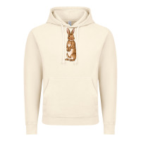Vintage Artic Bunny Easter Vintage Hoodie - OliviaCreatesArt