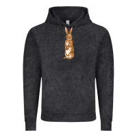 Vintage Black Bunny Easter Vintage Hoodie - OliviaCreatesArt