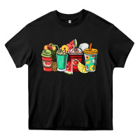 Black Fruits coffee cups Heavy Core Tee - NancyCooperArtShop