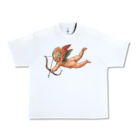 White cupid olivia Urban Heavy Tee - OliviaCreatesArt
