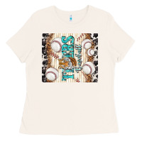Bone tigers baseball with tiger Ladies Tee - TumblerDesignByShophia