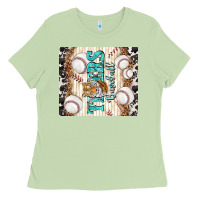 Matcha tigers baseball with tiger Ladies Tee - TumblerDesignByShophia
