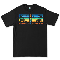 Black retro summer Premium Tee - TumblerDesignByShophia