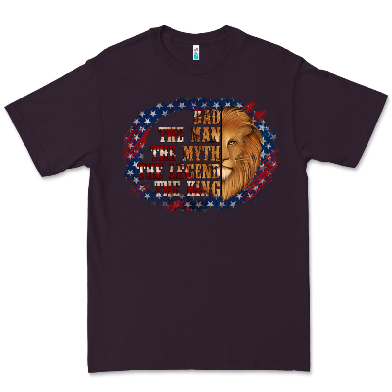 Dad The Man American Flag Premium Tee by Jasminsmagicworld | Teevron