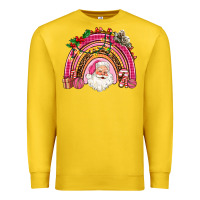 Lemon pink christmas rainbow Premium Sweatshirt - AdoDesignShop