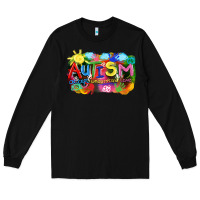 Black Autism accept understand love Long Sleeve Tee - FaDigitalArtStudio