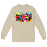 Mushroom Autism accept understand love Long Sleeve Tee - FaDigitalArtStudio