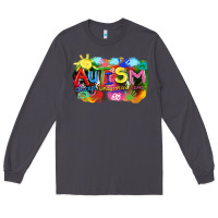 Smoke Autism accept understand love Long Sleeve Tee - FaDigitalArtStudio