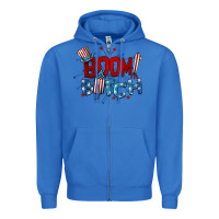 Boom Bitch 4th Of July Zipper Hoodie | Teevron