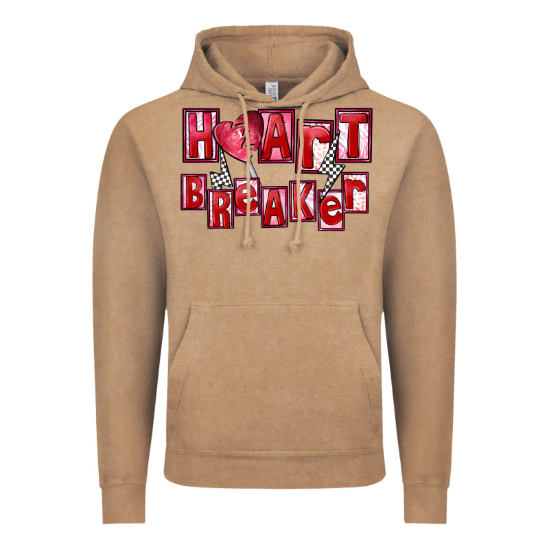 Heart Breaker Valentine's Day Vintage Hoodie by FaDigitalArtStudio | Teevron