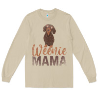 Mushroom Dog Lover Women Gift Weenie Mama Pet Mom Wiener Dachshund Long Sleeve Tee - maiPhamDesign