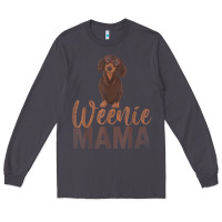 Smoke Dog Lover Women Gift Weenie Mama Pet Mom Wiener Dachshund Long Sleeve Tee - maiPhamDesign
