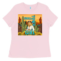 Bubblegum Pink small town girl Ladies Tee - TumblerDesignByShophia