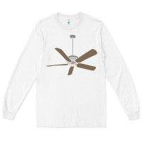 White ceiling fan lazy diy halloween costume funny easy t shirt Long Sleeve Tee - maiPhamDesign