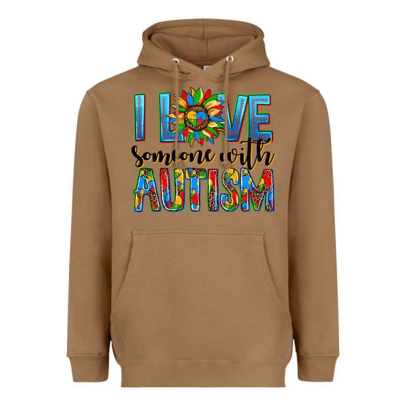 ı Love Someone With Autism Heavyweight Hoodie by AdoDesignShop | Teevron