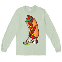 Matcha Funny Golfing Hot Dog Golf Gifts Shirts for Men Boys Golfer Long Sleeve Tee - maiPhamDesign