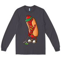 Smoke Funny Golfing Hot Dog Golf Gifts Shirts for Men Boys Golfer Long Sleeve Tee - maiPhamDesign