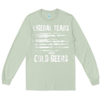 Matcha liberal tears and cold beers   funny political t shirt Long Sleeve Tee - maiPhamDesign