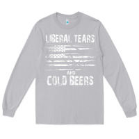 Moon Dust liberal tears and cold beers   funny political t shirt Long Sleeve Tee - maiPhamDesign