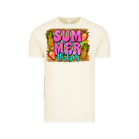 Vintage Arctic summer vibes leopard background Vintage Tee - Jasminsmagicworld