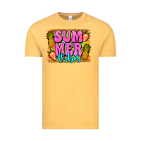 Vintage Mustard summer vibes leopard background Vintage Tee - Jasminsmagicworld