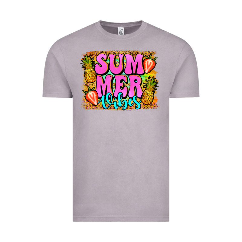 Summer Vibes Leopard Background Vintage Tee by Jasminsmagicworld | Teevron